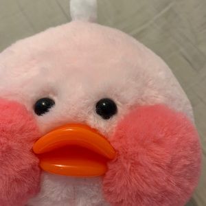 Pink FanFan Duck Plush
